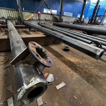 China Manufacturer 5G Smart Poles with Integrated WiFi, LED Display, and Traffic Analytics