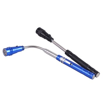 Aluminum Alloy LED Portable Telescopic Work Light with Flexible Magnetic Head