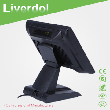 15" All in one Touch POS high quality with customer display