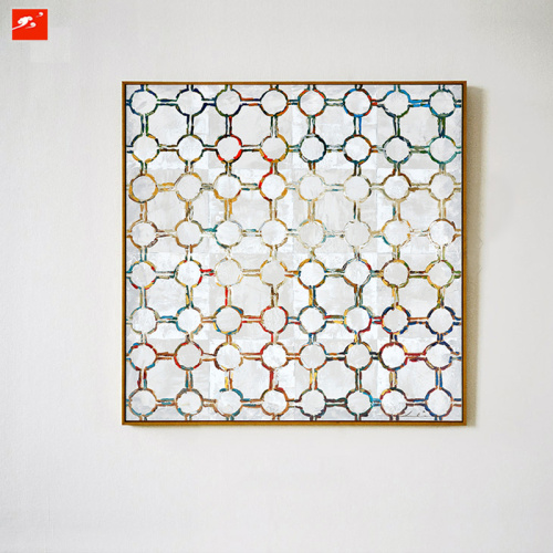 Abstract Geomatric Gird Canvas Prints