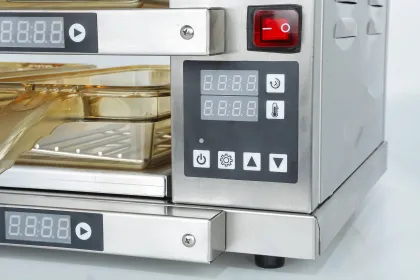 Vertical Warmer Display Cabinet for Hamburger Patties - Hot Sale McDonald KFC Warmer