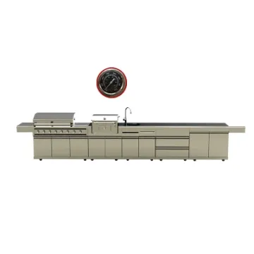 Luxury Outdoor Basket Cabinets BBQ Gas Grill Barbecue Grill