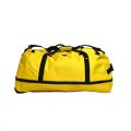 Sac de sport plié de couleur jaune en grande capacité