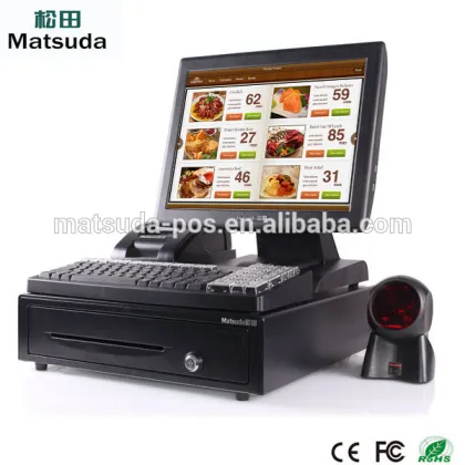 China low cost sharp cash register for sale with 80mm thermal printer