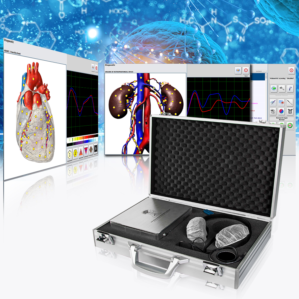 Tibbiy 4025 NLS tizimidagi bioresonans skanerlash terapiyasi apparati