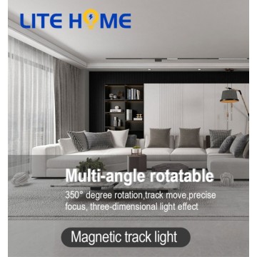 removable round magnetic adjustable light