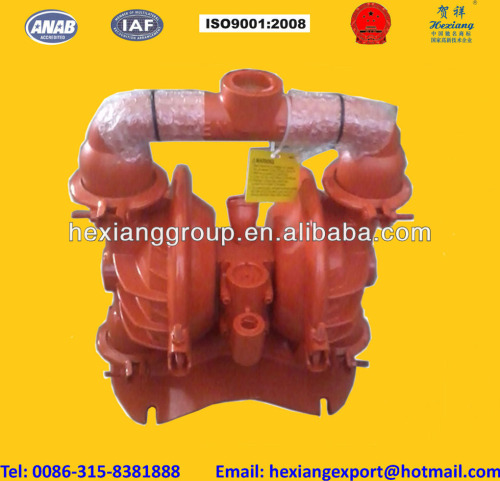 pneumatic diaphragm pump for water or slip transmission