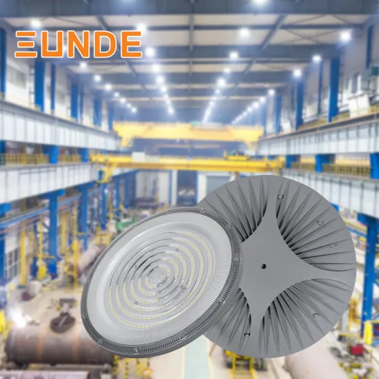 Waterproof UFO LED High Bay Light for Warehouse Industrial Lighting (100w/150w/200w) - Die Casting Aluminum Hook Hanging