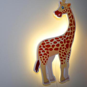 Giraffe decoratieve wandlamp voor kinderkamer