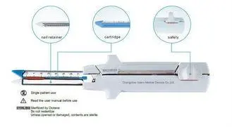 Innovative Surgical Suture Titanium Linear Cutter Stapler S