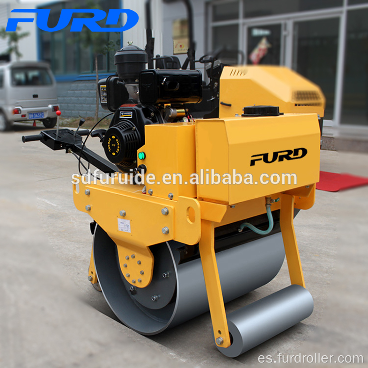Compactador de rodillos para bebés de asfalto de suelo de 500 kg (FYL-700C)