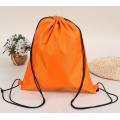 Promotional nylon drawstring backpack for outdoors