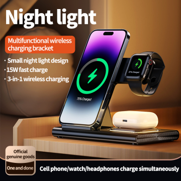 Pengecasan tanpa wayar QS3 yang cepat Charge3-in-1