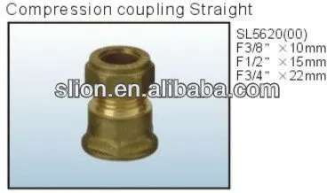 Compression fitting Straight