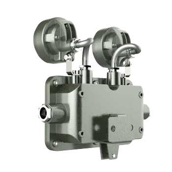 IP66 LED Explosion Proof Twin Head Emergency Light