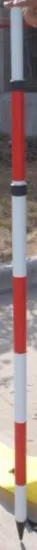 Surveying linked range pole