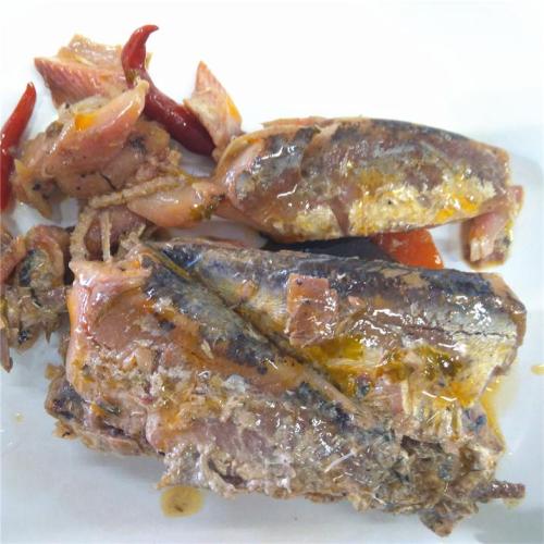 Sardinha enlatada ao estilo marroquino em óleo vegetal