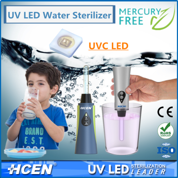 UVC LED Light Drinking Water Purifier Portable UV Water Sterilizer