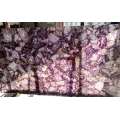 Translucent  amethyst  stone background slab