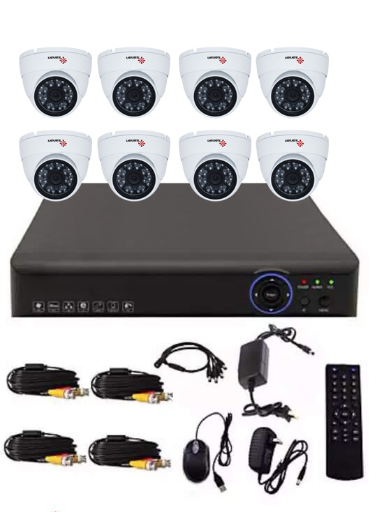 KIT de Camera de Surveillance 4CH AHD, 2.0 MP, STARSAT 1000 Go, Garantie 1  An – MADON