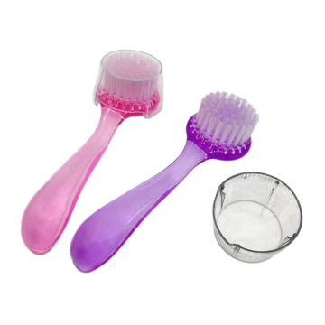 OEM ODM Pedicure and Manicure Cleaning Tools: Gel Scrub Brushes for Soft Skin and Nail Care