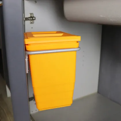 Hanging Bin Door Mounting Bracket for Cabinet Storage Laundry Bin