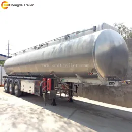 Aluminum Alloy 45000 liters fuel tanker trailer