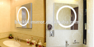bathroom lighted mirror with led