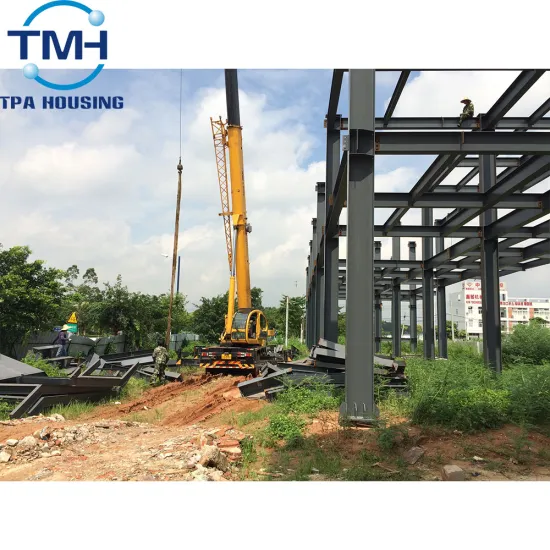 prefabricated two storey steel structure warehouse drawings