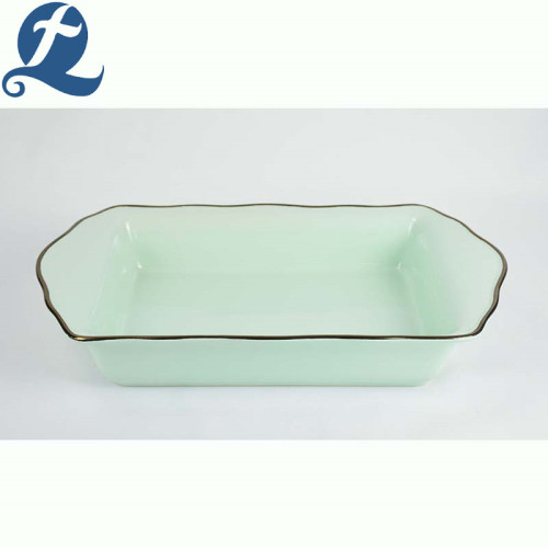 Kitchen ceramic bread pan porcelain bakeware for cooking