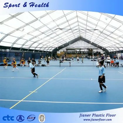 Jianer Brand pvc indoor sports flooring of futsal court