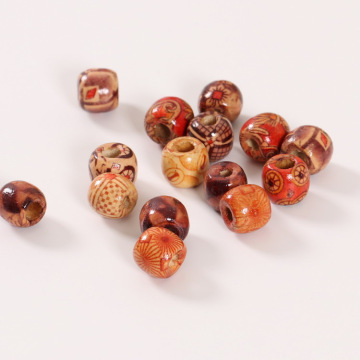 painting wood beads for jewelry making