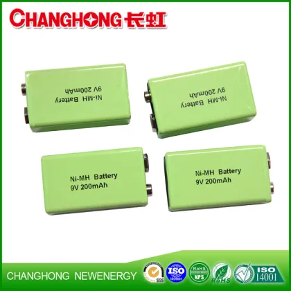 9V ni-mh rechargeable battery Sealed rechargeable Nickel Metal Hydride battery