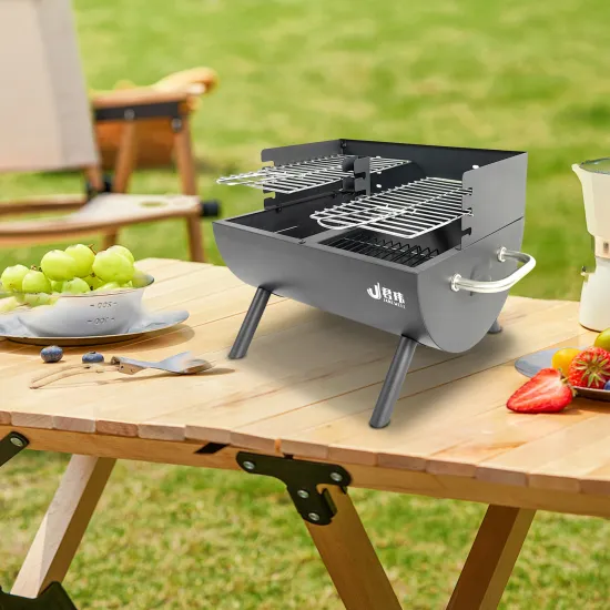 Outdoor Folding Camping Portable Charcoal Barbecue Grill
