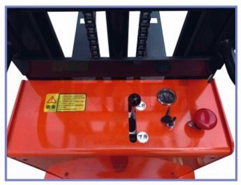 Straddle Semi-electric Stacker