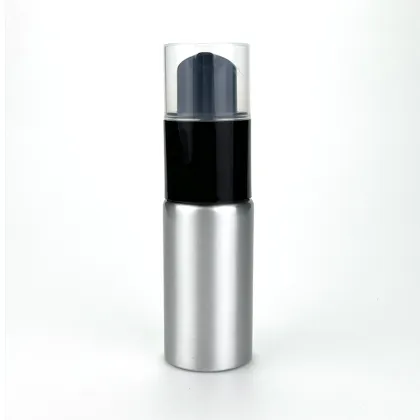 80ml 100ml 120ml empty hair styling aluminum powder spray pump cosmetic bottle