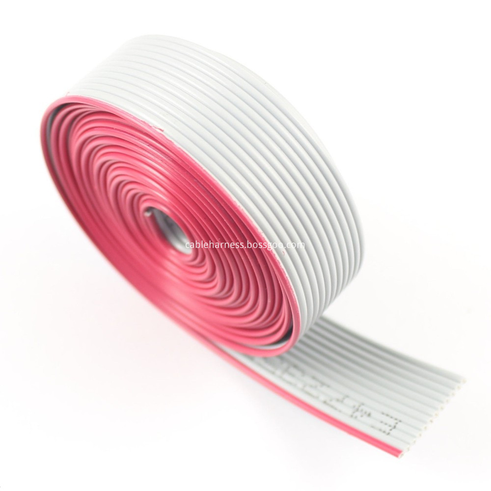 KLS 40-Pin 10-Color Ribbon Cable - 1.27mm Pitch - Sold By The Meter (KLS17-127-RFC-40-1)