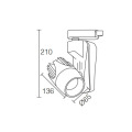 LEDER Modern Track Head 30W LED Track Light