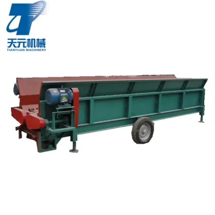 willow branches wood debarking machine