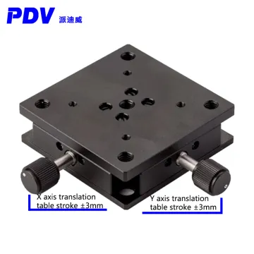 PT-SD101M Manual Two-Dimensional Thin Translation Table Dovetail Stroke ±3mm
