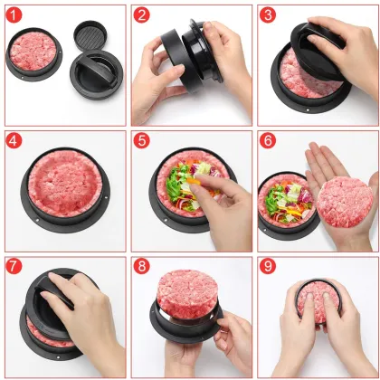 Burger Press: Hamburger Patty Maker for Stuffed and Regular Burgers