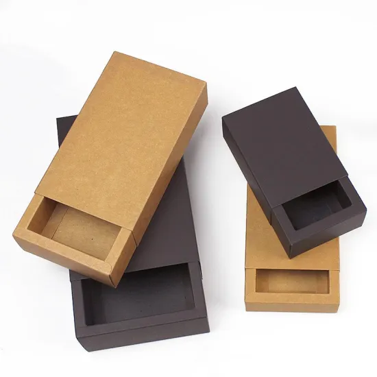 Easy Assembling Paper Material Drawer Paper Folding Box