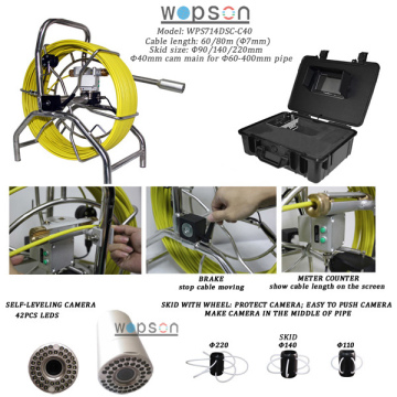 Push Rod Sewer Water Endoscope Pipe Inspection Camera
