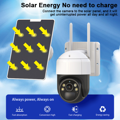 Camera solare con batteria da 8000 mAh da 3,7 V