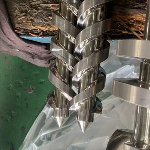 پیچ دو فلزی و بشکه برای دستگاه اکستروژن