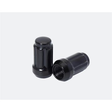 Dadi di ruote nere M12 X1.25 per cast
