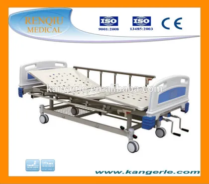 manual patient bed, nursing bed