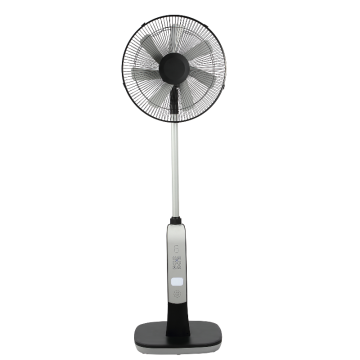 Portable Solar Rechargeable Fan with Adjustable Airflow