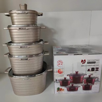  WK Multi-Functional 10-Piece Non-Stick Pot Set for Kitchen & Soup