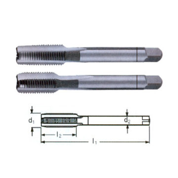 ST8*1 Straight Groove Fine Thread Insert Tap Hand Taps Die for Thread Cutting HSS Steel Metric Standard